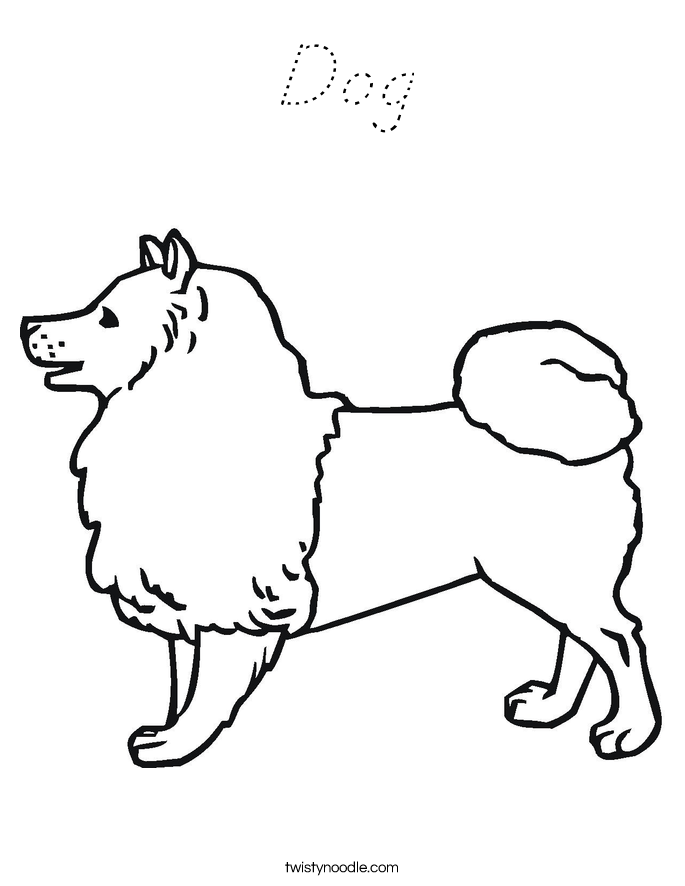 Dog Coloring Page