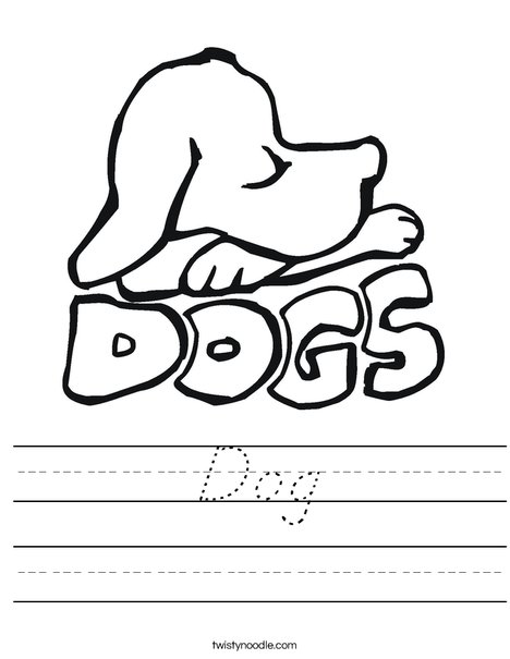 Dogs Worksheet