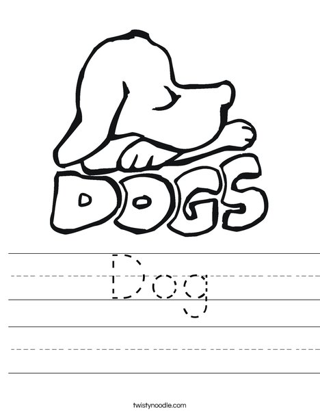 Dogs Worksheet