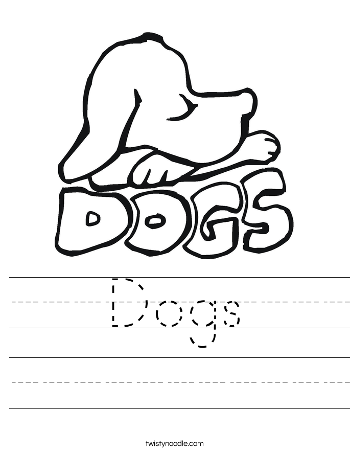 Dogs Worksheet