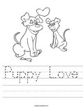 Puppy Love Worksheet