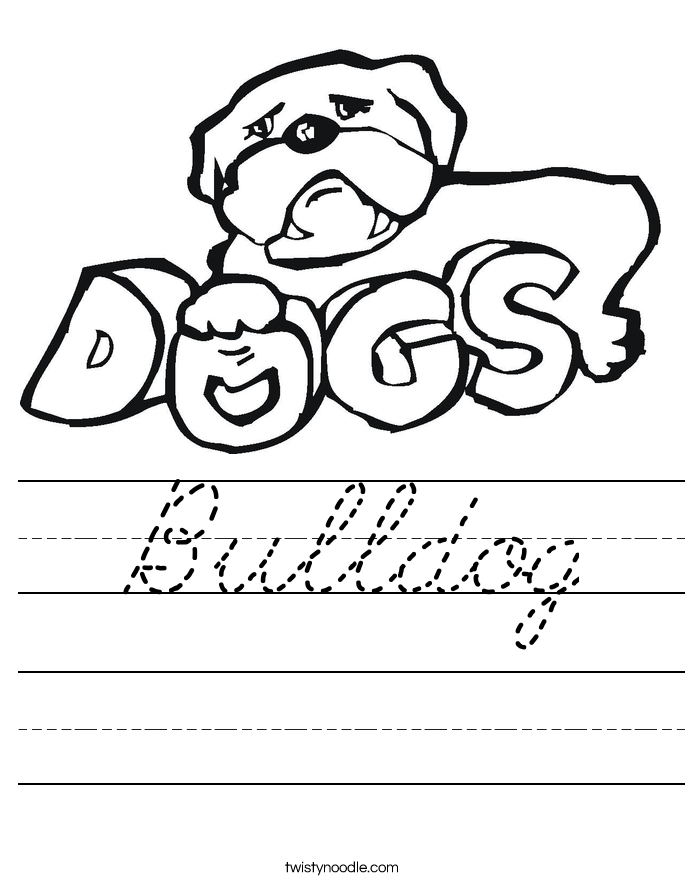 Bulldog Worksheet