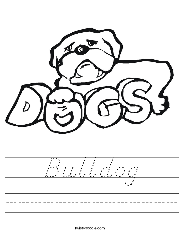 Bulldog Worksheet