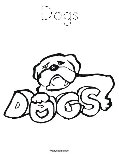 Bulldog Coloring Page