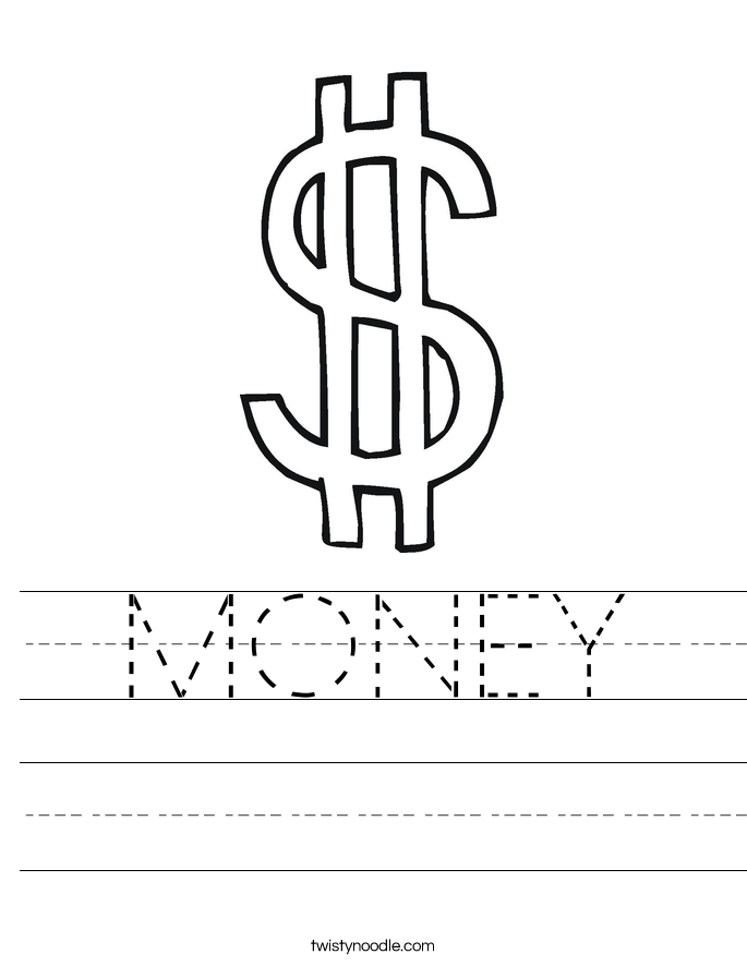 MONEY Worksheet