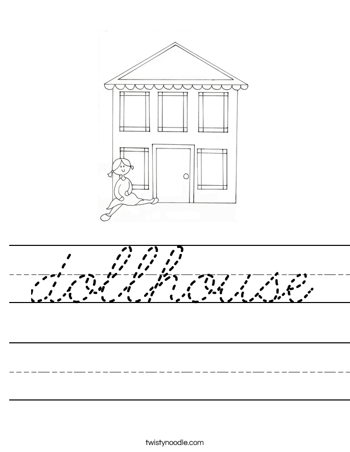 dollhouse Worksheet