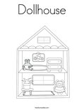 DollhouseColoring Page