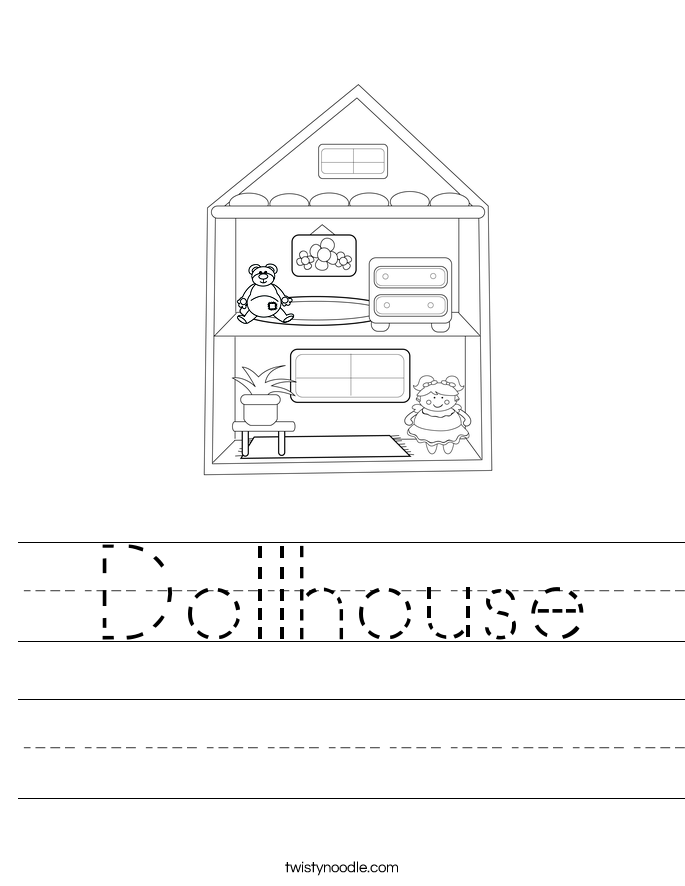 Dollhouse Worksheet