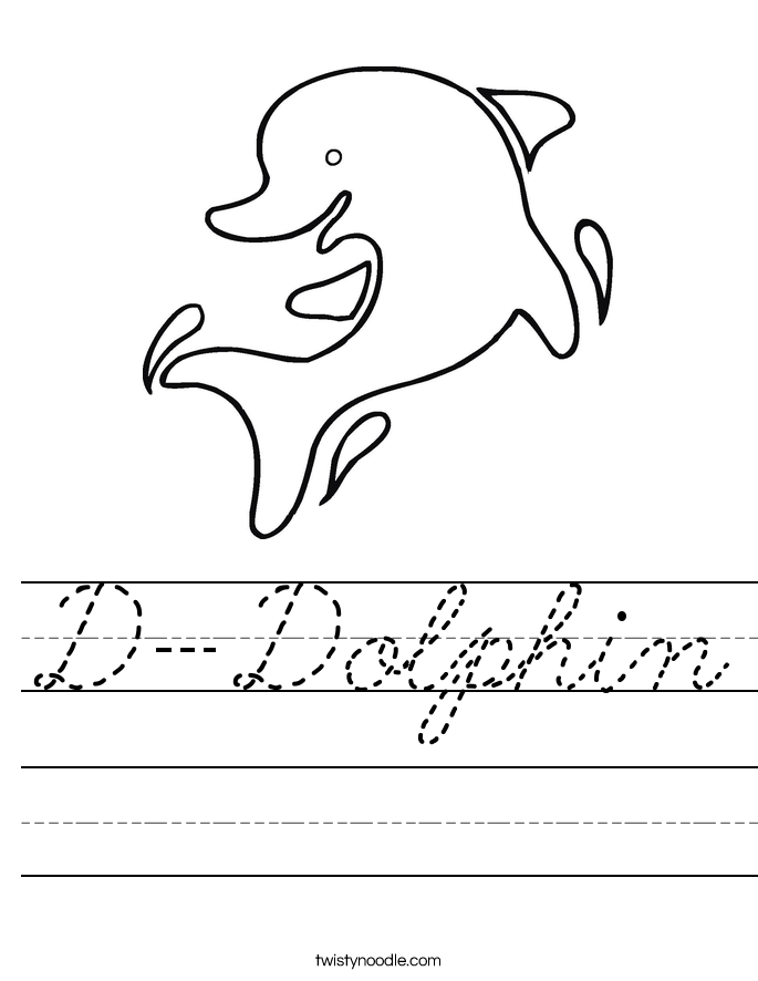 D-Dolphin Worksheet