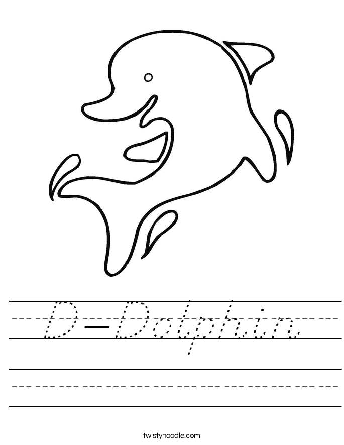 D-Dolphin Worksheet