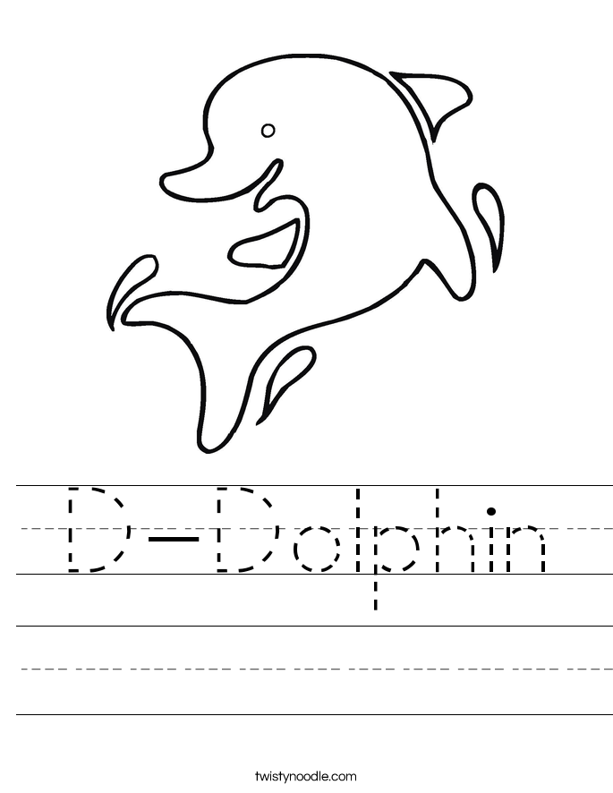 D-Dolphin Worksheet