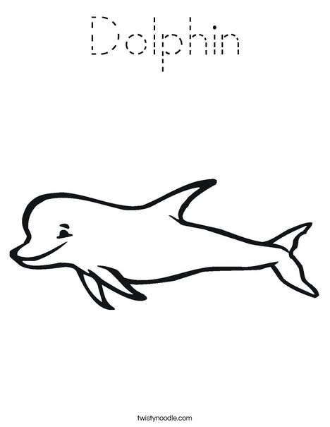 Porpoise Coloring Page