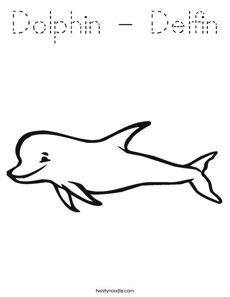 Porpoise Coloring Page
