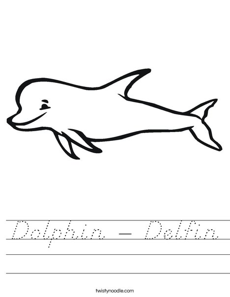 Porpoise Worksheet