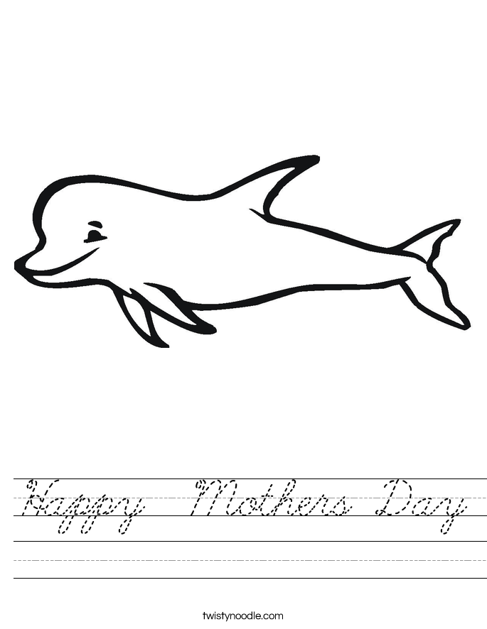 Happy  Mothers Day Worksheet