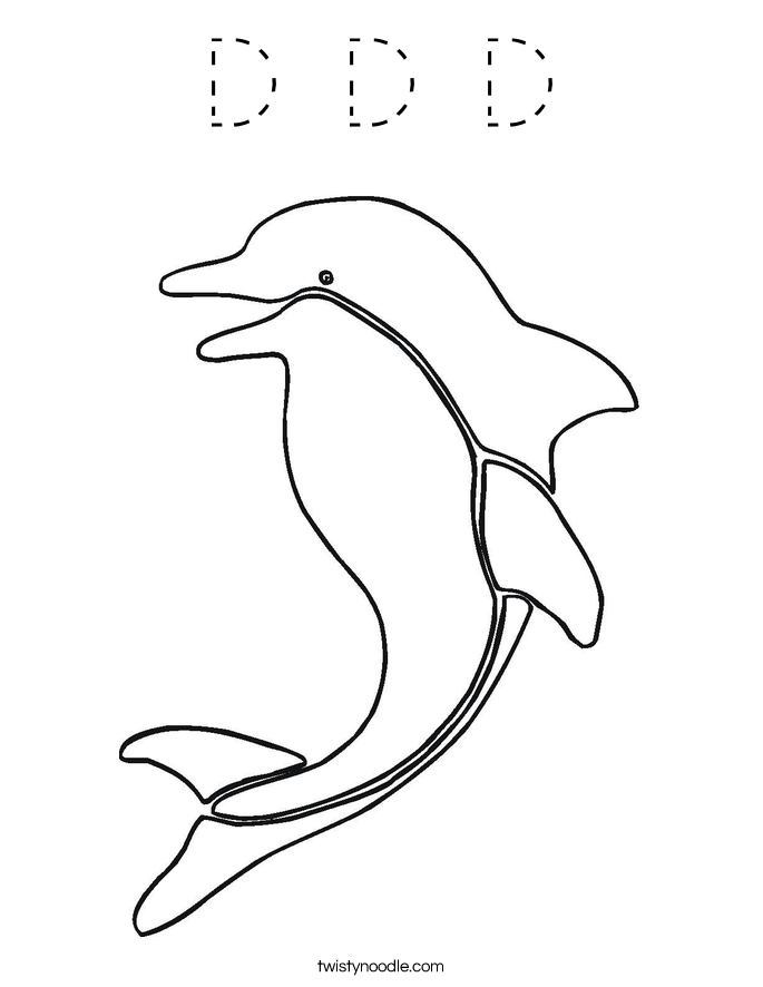 D D D Coloring Page