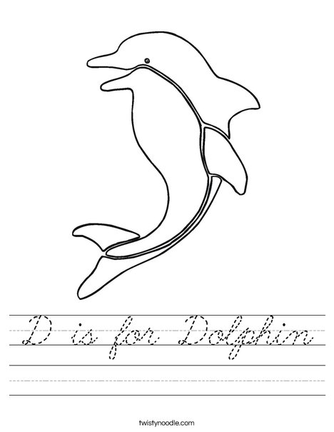 Dolphin Worksheet