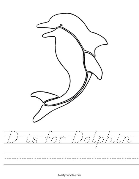 Dolphin Worksheet