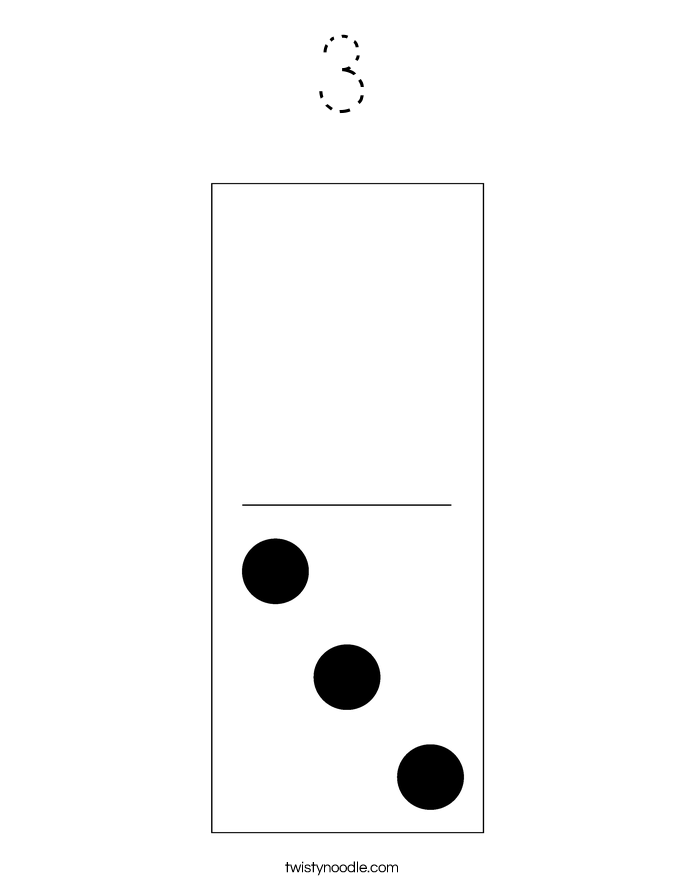 3 Coloring Page