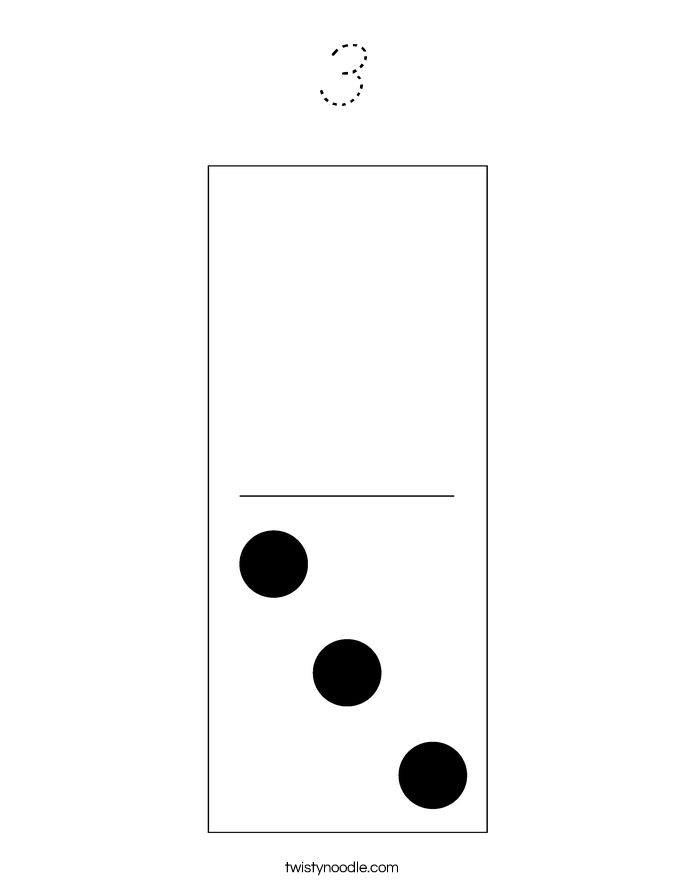 3 Coloring Page