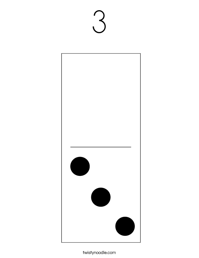 3 Coloring Page