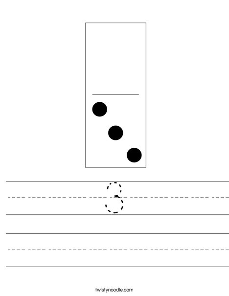 Domino Three Worksheet