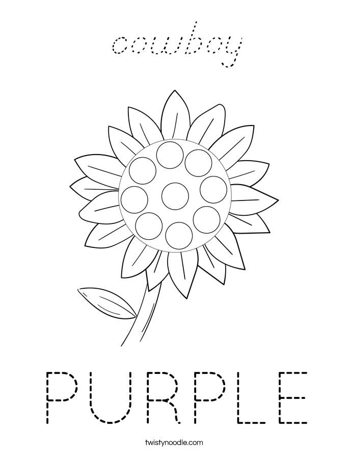 cowboy Coloring Page