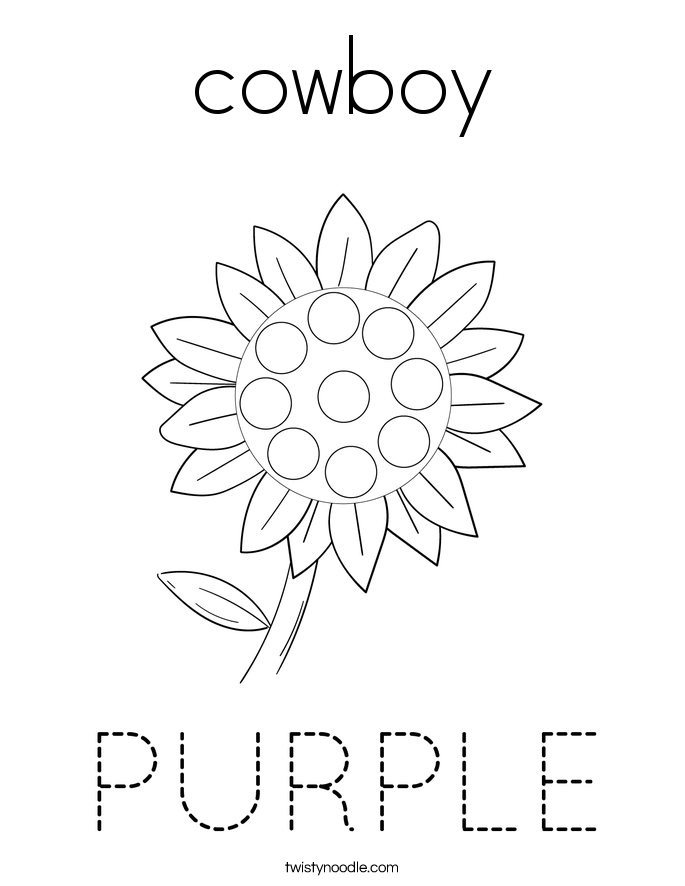 cowboy Coloring Page
