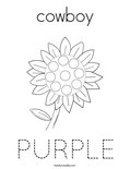 cowboy Coloring Page