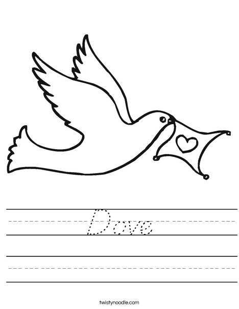 Dove Worksheet