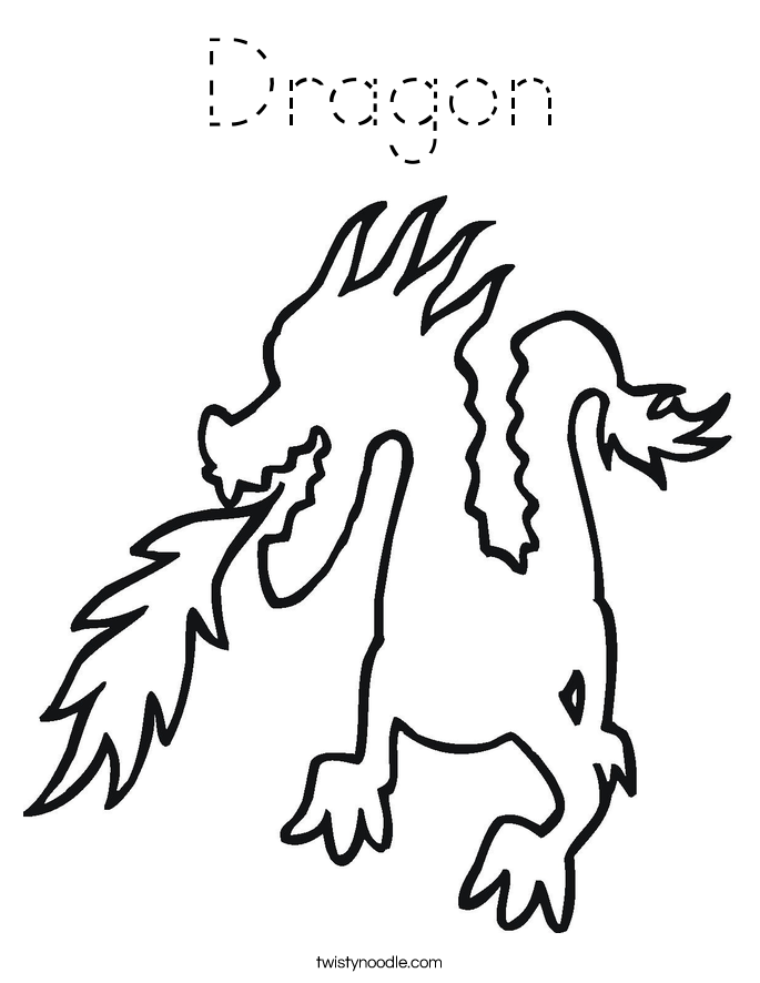 Dragon Coloring Page