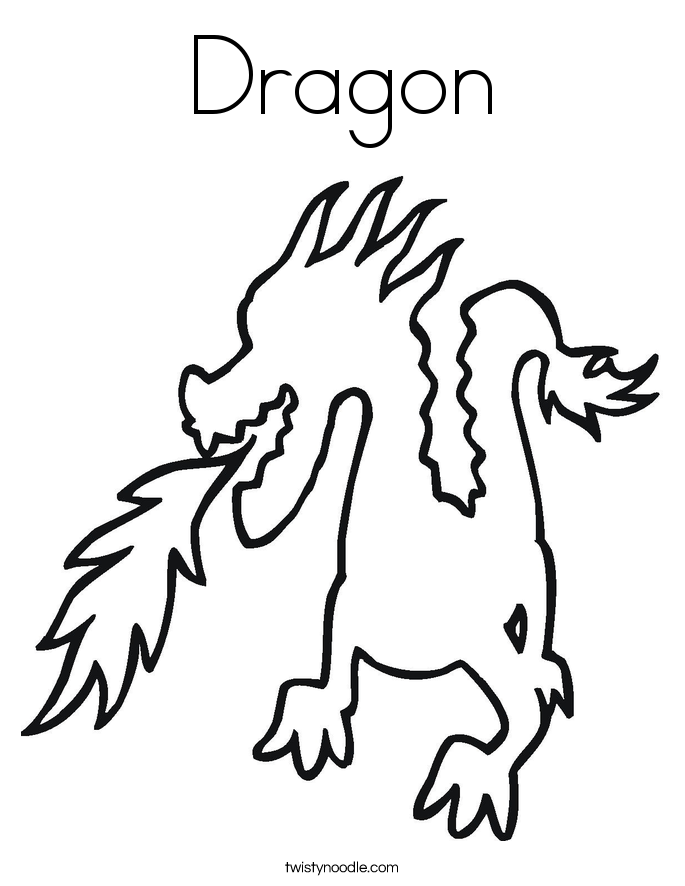 Dragon Coloring Page