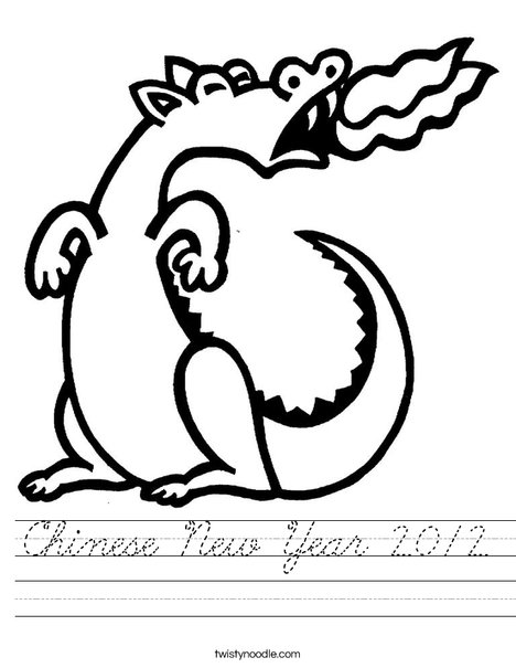 Purple Dragon Worksheet