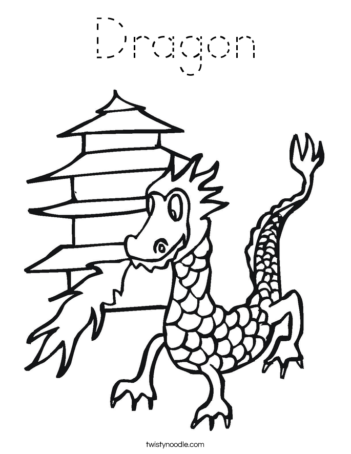 Dragon Coloring Page