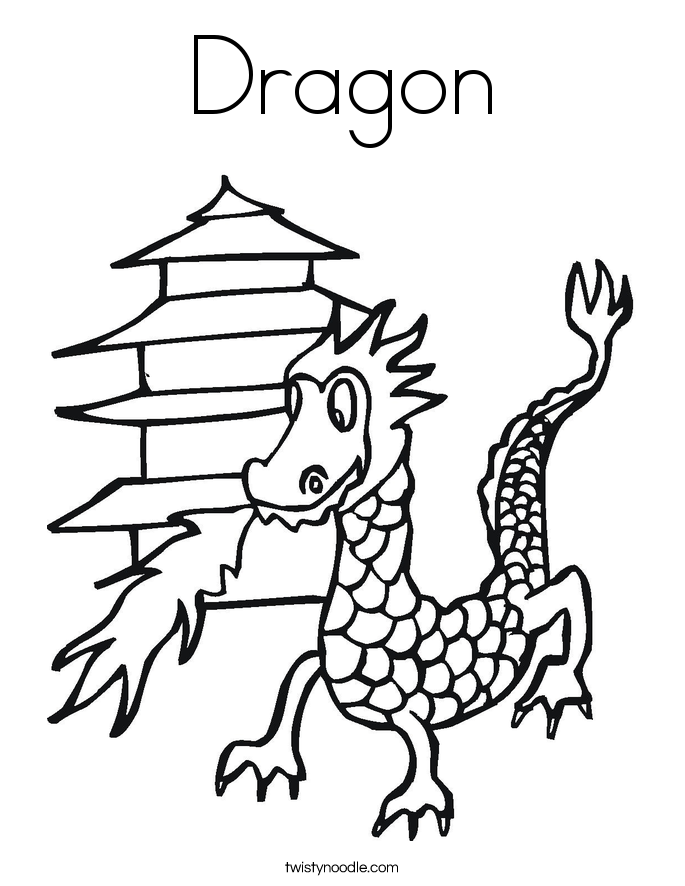 Dragon Coloring Page