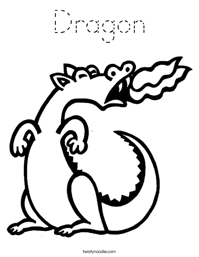 Dragon Coloring Page