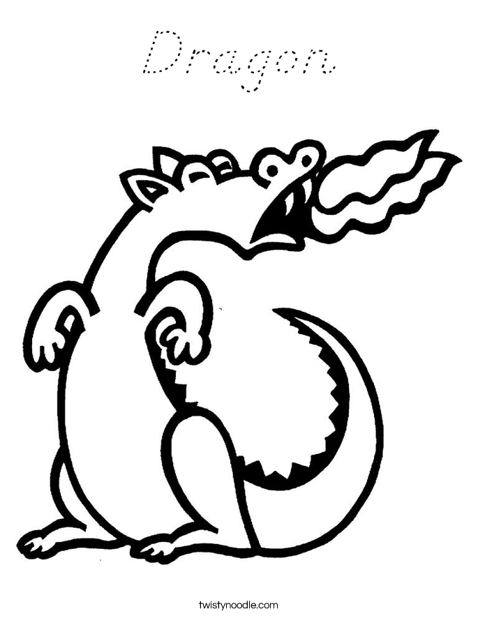 Dragon Coloring Page