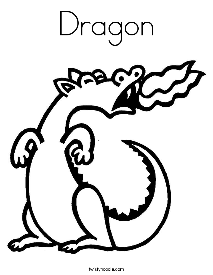 Dragon Coloring Page