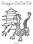 Dragon Dd Dd Dd Coloring Page