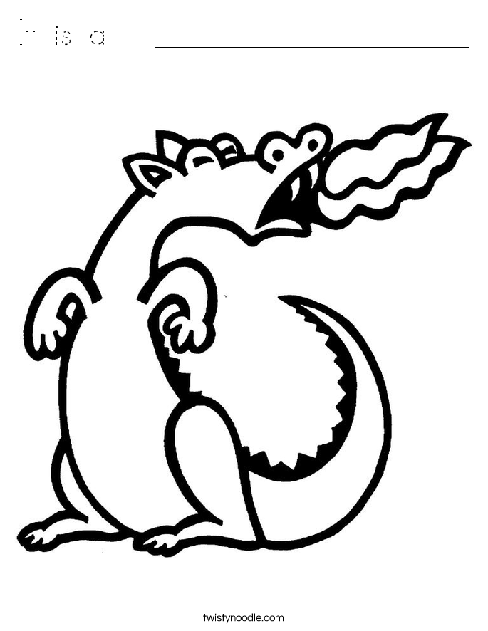 It is a   ____________________ Coloring Page