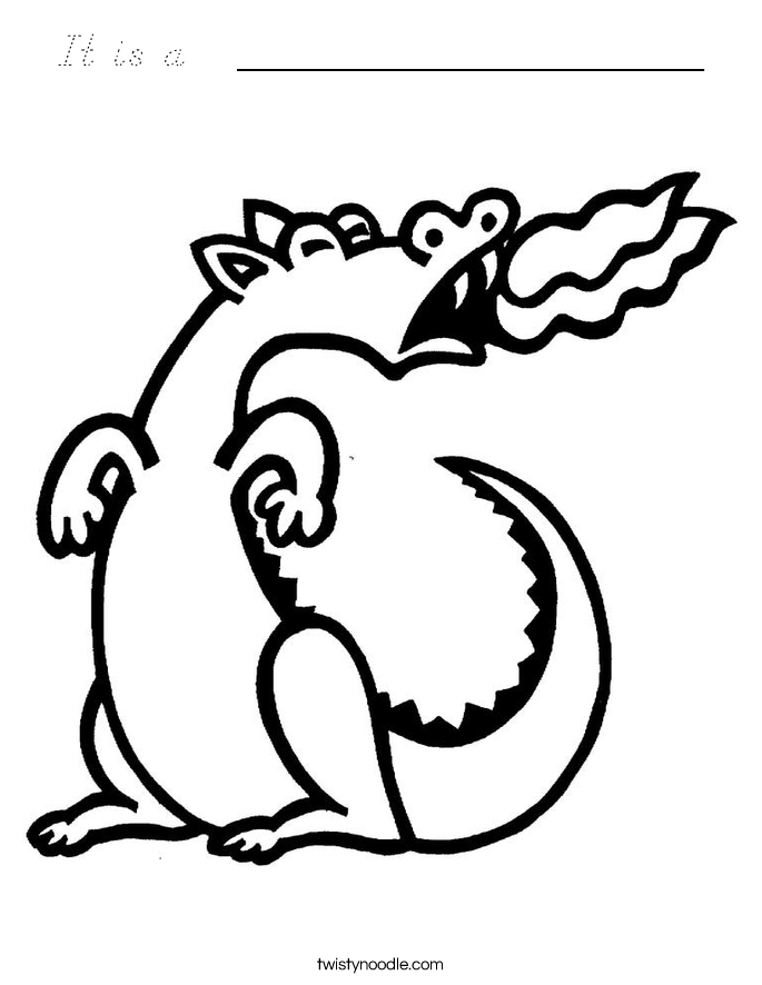 It is a   ____________________ Coloring Page
