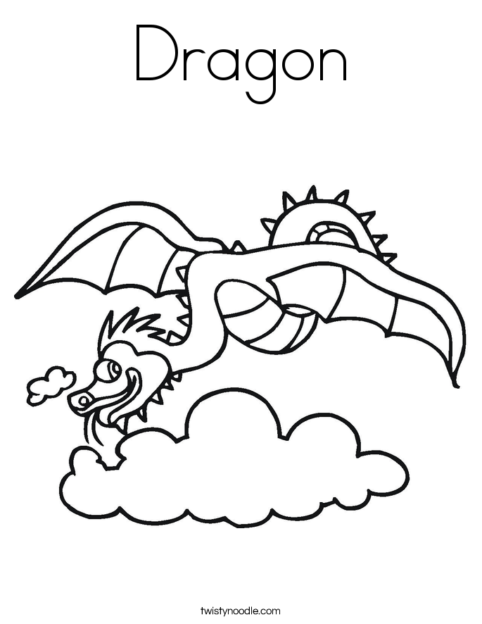 Dragon Coloring Page