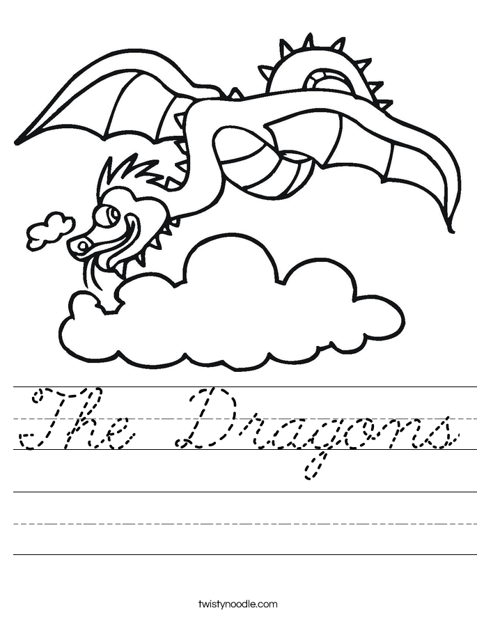 The Dragons Worksheet