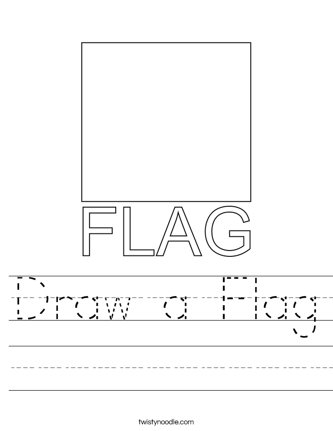 Draw a Flag Worksheet