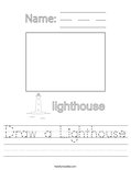 Draw a Lighthouse Worksheet