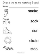 Snake coloring pages word