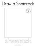 Draw a Shamrock Coloring Page