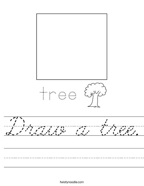 Draw a tree. Worksheet