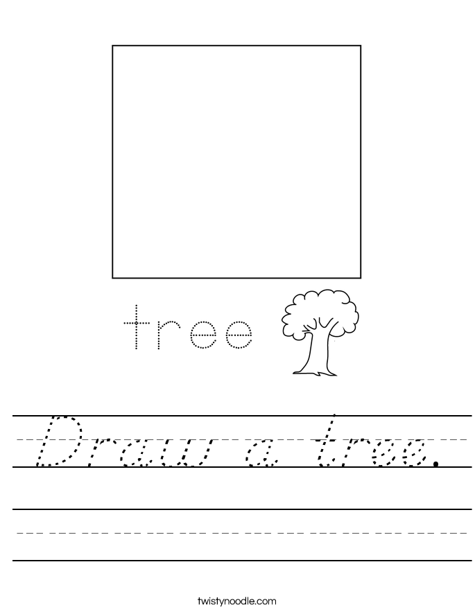 Draw a tree. Worksheet