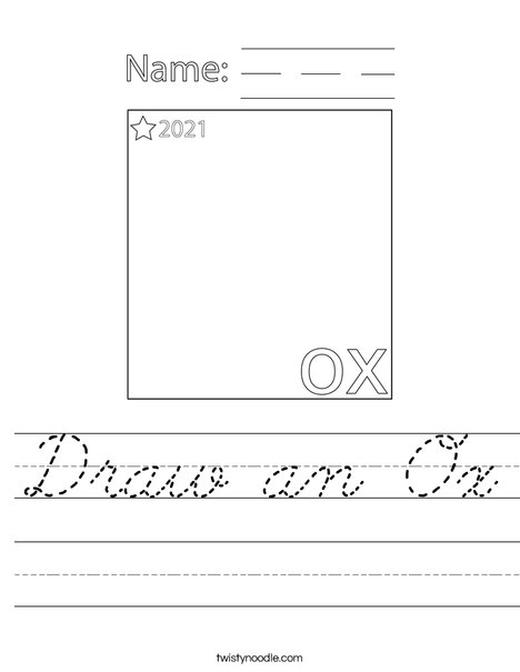 Draw an Ox Worksheet